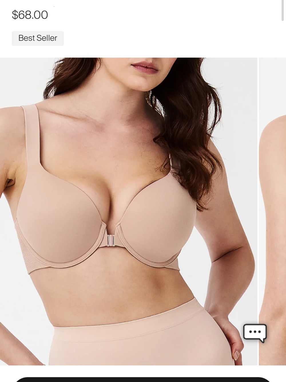 Spanx front clip bra